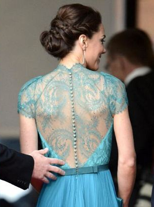 Kate Middleton, impresionante de Jenny Packham, en una Gala en Londres