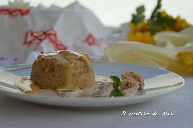 FLAN DE HIGOS CON CREMA DE GOFIO