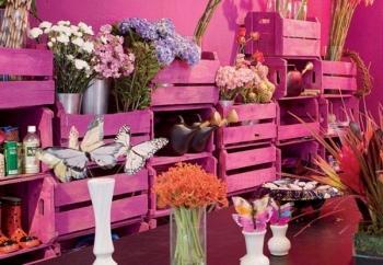 Decoración con cajas de madera