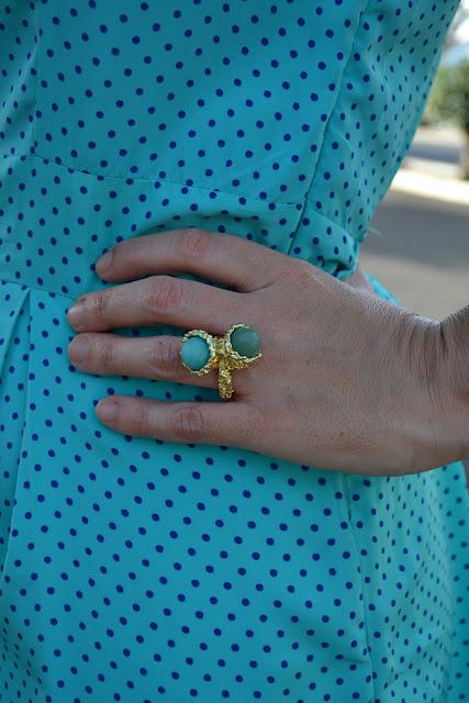 Mint with Polka Dots