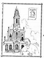 VIRGEN DE FÁTIMA: HISTORIA EN IMÁGENES PARA COLOREAR