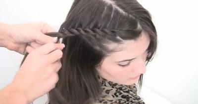 Os enseñamos a hacer una trenza de raiz