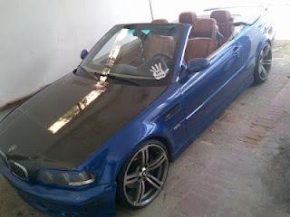 IMAGEN – El nuevo BMW descapotable que adquirio El Poeta Callejero