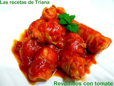Revoltillos con tomate