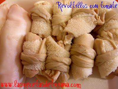 Revoltillos con tomate