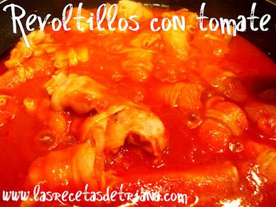 Revoltillos con tomate