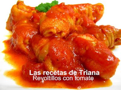 Revoltillos con tomate