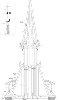 reconstrucción del chapitel de La Solana (Ciudad Real, Spain)