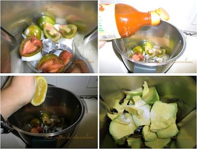 Guacamole con pipas de calabaza