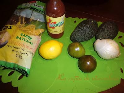 Guacamole con pipas de calabaza