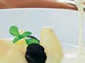 Sopa espárragos blancos trufa