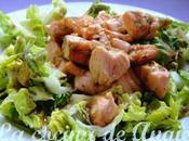 Ensalada templada salmón