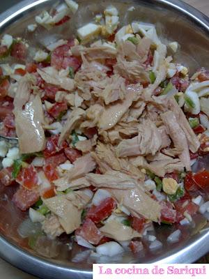 Cocinando con Leny: Pipirrana de mi tía la del pueblo