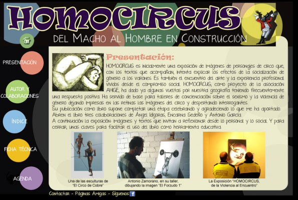 Presentando Homocircus en Madrid el dia 16 de mayo