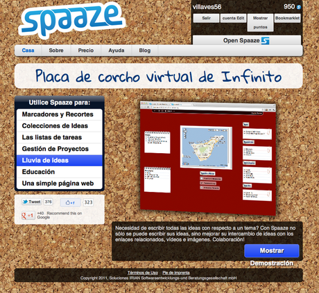 Spaaze: Reunir, organizar, compartir contenido en la web Spaaze: Reunir, organizar, compartir contenido en la web
