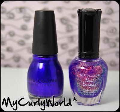 * NOTD Blue/Purple con SinfulColors *