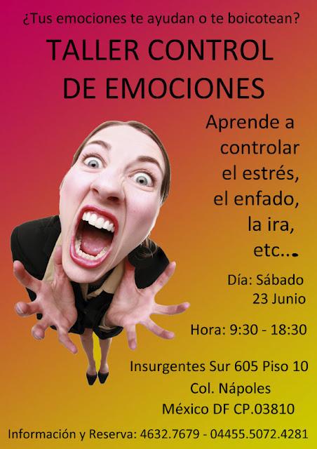 TALLER DE MANEJO DE EMOCIONES