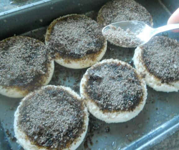 Tortitas negras con pan lactal
