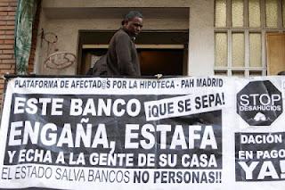 Homenaje al 15-M. Desahucios, buen trabajo