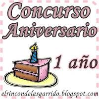 Sorteo aniversario del blog El rincón de las Garrido