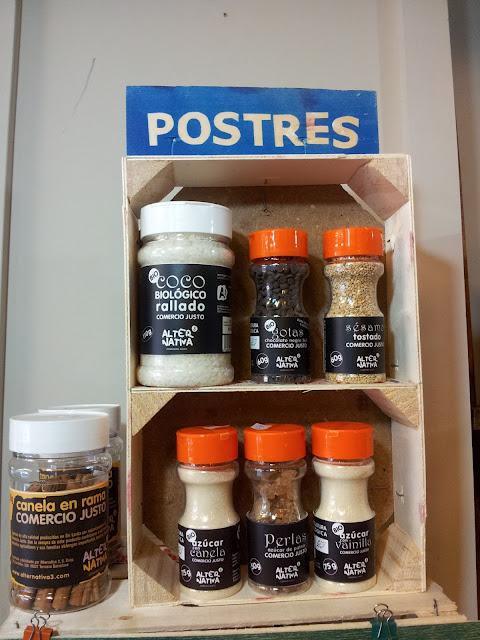 postres de Comercio Justo