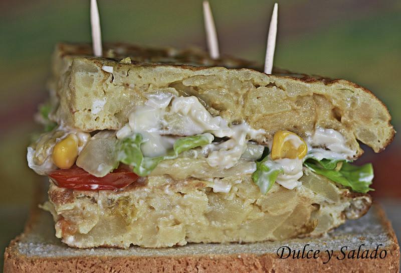 TORTILLA DE PATATAS RELLENA
