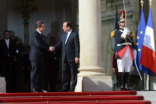 François Hollande, coronado Presidente de la Vª República