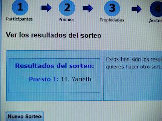 Ya tenemos ganadoras!!!