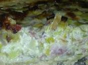 Quiche puerros queso