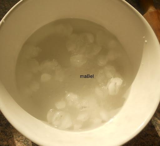 Mousse de sólo chocolate y agua (nada mas)