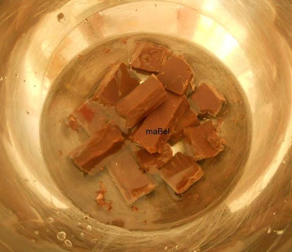 Mousse de sólo chocolate y agua (nada mas)