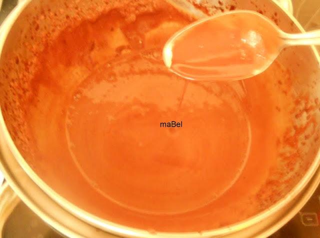 Mousse de sólo chocolate y agua (nada mas)