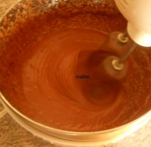 Mousse de sólo chocolate y agua (nada mas)