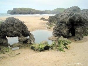 Confluencia Xiglú y playa de Barro