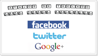 Atajos de teclado para redes sociales