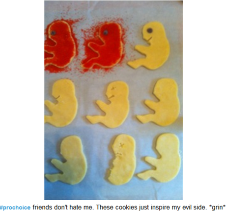 Jabón con forma de feto