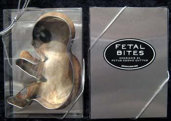 Jabón con forma de feto