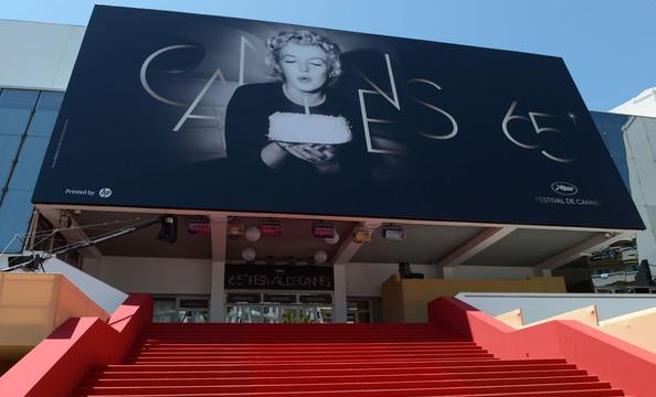 A general view of the red carpet on opening day during the 65th Annual Cannes Film Festival on May 16, 2012 in Cannes, France.