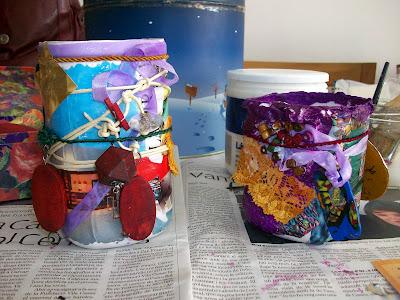 paso a paso : macetas recicladas