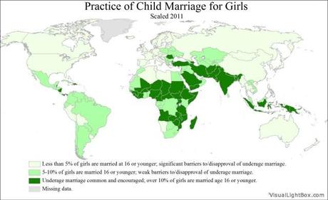 13 mapas sobre la situación de la mujer en el Mundo