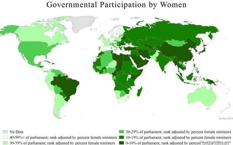 13 mapas sobre la situación de la mujer en el Mundo