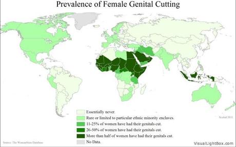 13 mapas sobre la situación de la mujer en el Mundo