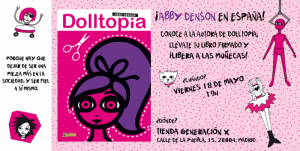 Abby Denson, este viernes 18 firmará Dolltopia en Madrid