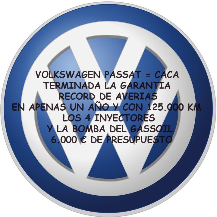 Volkswagen Passat = Caca pinchada en un palo.   Por Max. Capitulo nº1