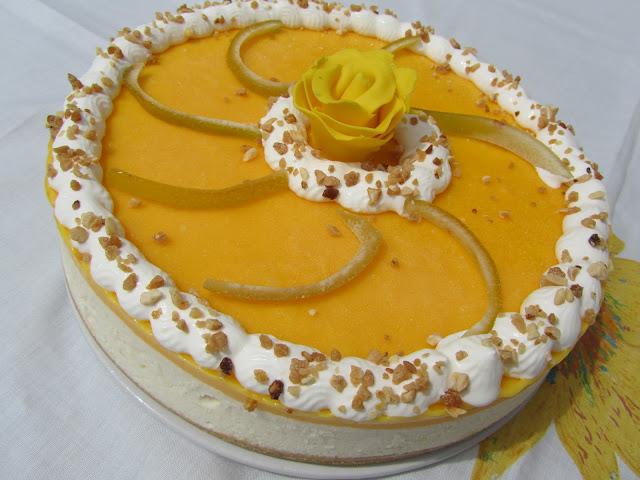 Tarta helada de limón