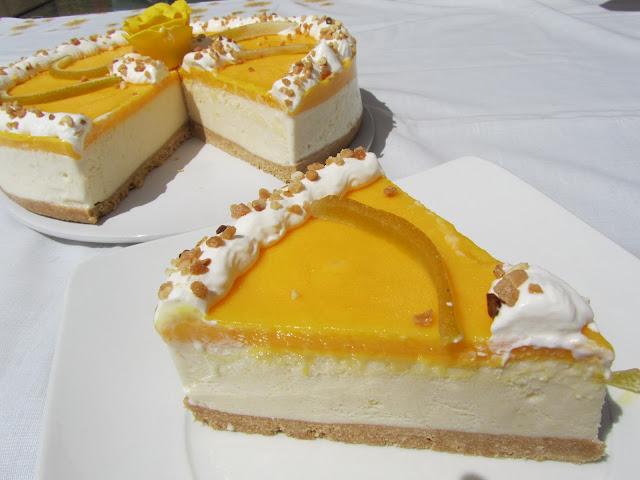 Tarta helada de limón