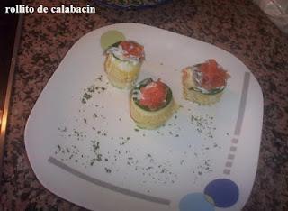 rollito de calabacin