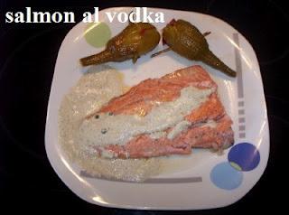 Salmon al vodka