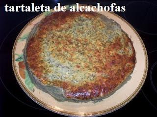Tartaleta de alcachofas