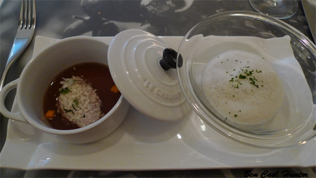 sopa menu restaunrate arola barcelona